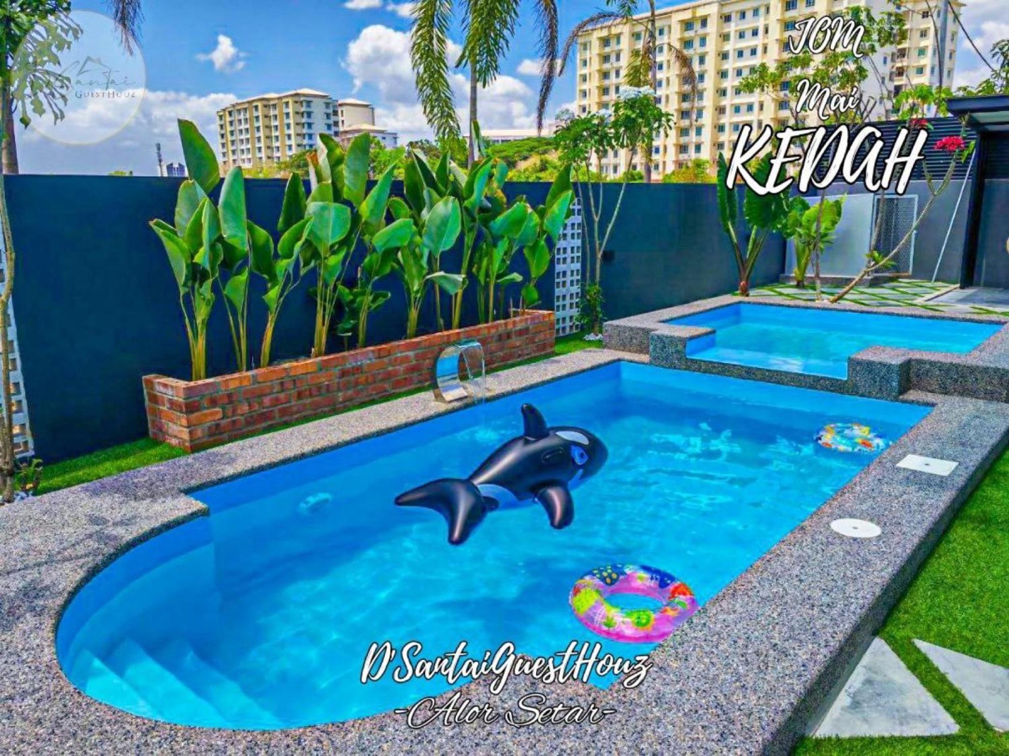 D'santai Guesthouz With Luxurious Private Pool For Islamic Vila